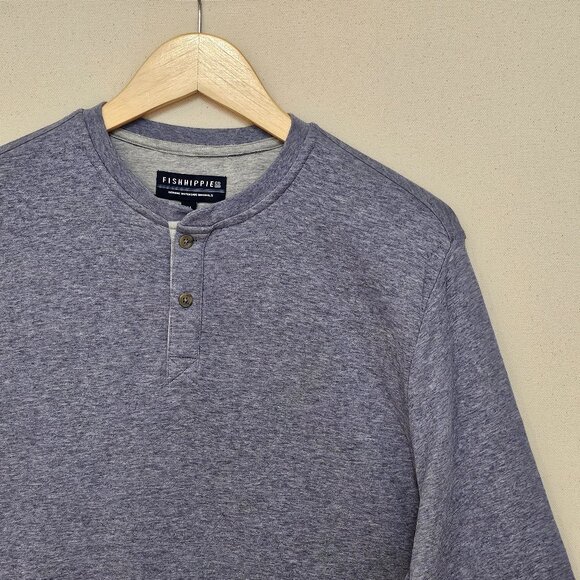 Fish Hippie Long Sleeve Henley M - Picture 1 of 8